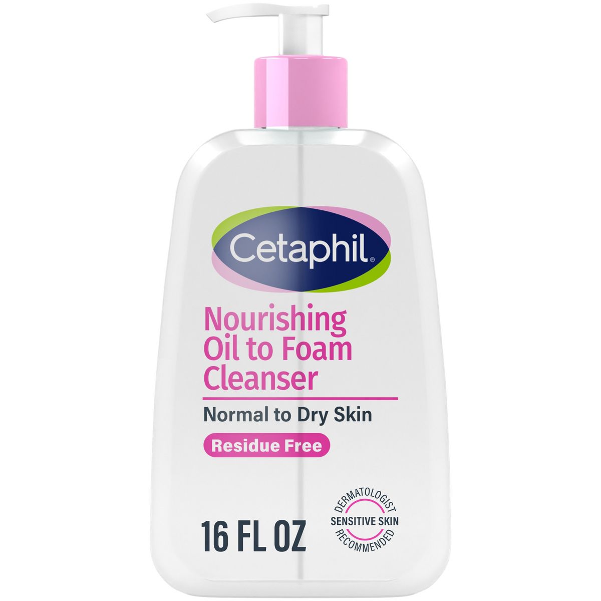 Cetaphil Nourishing Oil to Foam Face Wash Cleanser & Makeup Remover - 8 fl oz