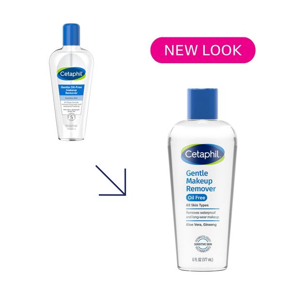 Cetaphil Gentle Makeup Remover Waterproof and Oil Free - 6oz