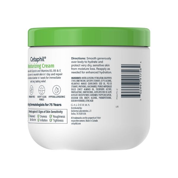 Cetaphil 2pk/16oz Each Moisturizing Face Cream