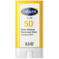 Cetaphil Sheer Mineral Face Sunscreen Stick - SPF 50 Reef Safe - Travel Size - 0.5oz