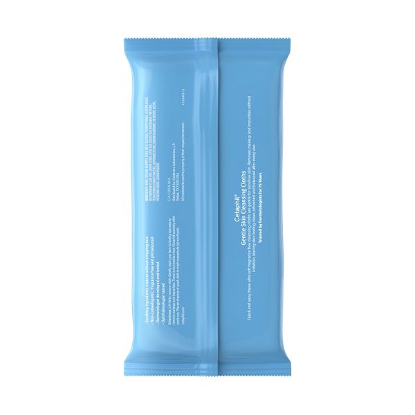Cetaphil Gentle Skin Cleansing Cloth and Makeup Remover Wipes for Face and Body - 25ct