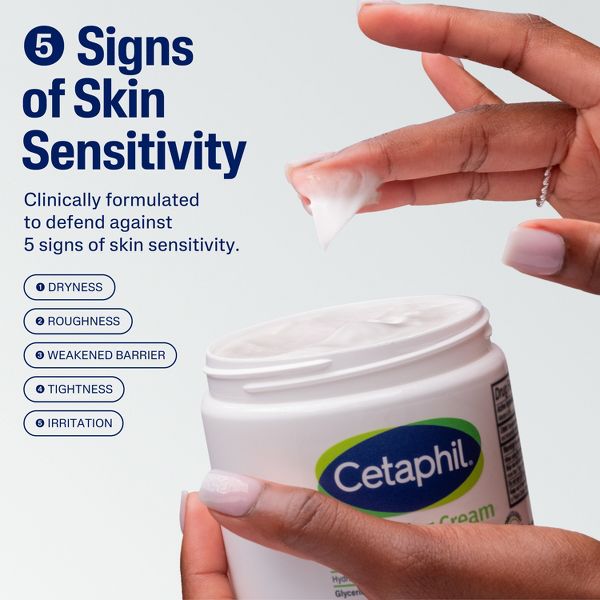 Cetaphil Moisturizing Face and Body Cream for Dry Skin - 16oz